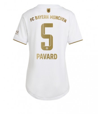 Bayern Munich Benjamin Pavard #5 Bortedrakt Kvinner 2022-23 Kortermet